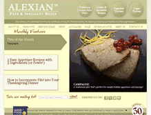 Tablet Screenshot of alexianpate.com